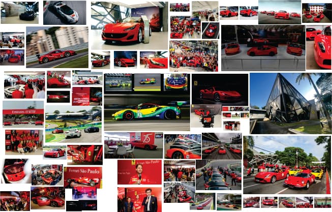 Ferrari vermelha
